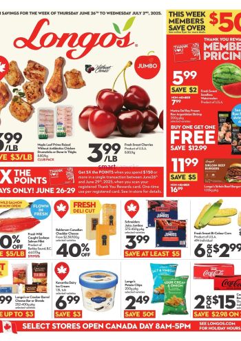 Longos offer thumb